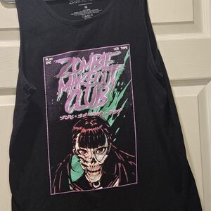 Womens Band Tee Tank Top